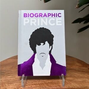 Biographic Prince Hardcover Book - White & Purple Cover
